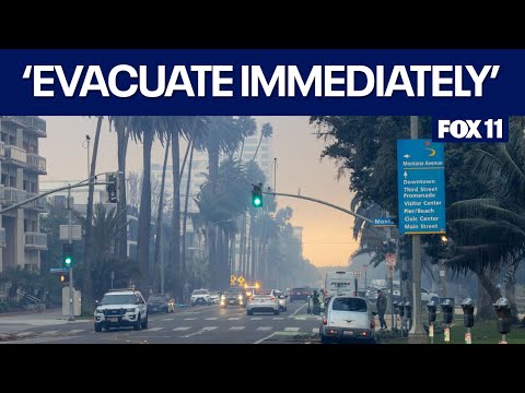 California Fires: Santa Monica expands evacuation orders due to Palisades fire