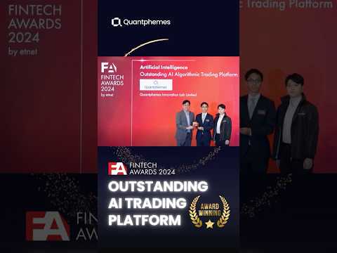 Breaking: #Quantphemes wins &quot;Outstanding AI Algorithmic Trading Platform&quot; at #ETNet FinTech Awards!