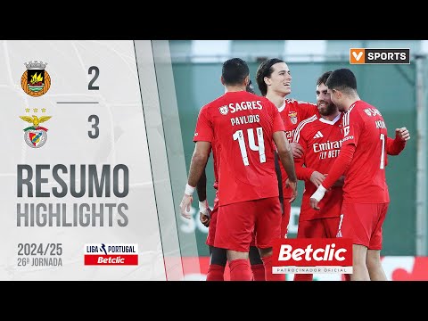 Resumo: Rio Ave 2-3 Benfica (Liga 24/25 #26)