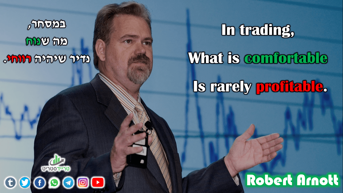 Robert Arnott- In trading, What is comfortable
